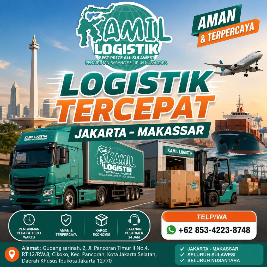 Logistik Tercepat Jakarta Makassar