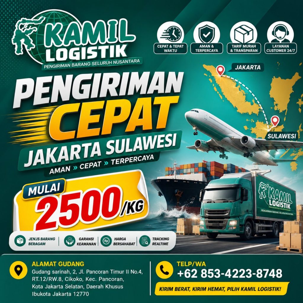 Pengiriman Cepat Jakarta Sulawesi