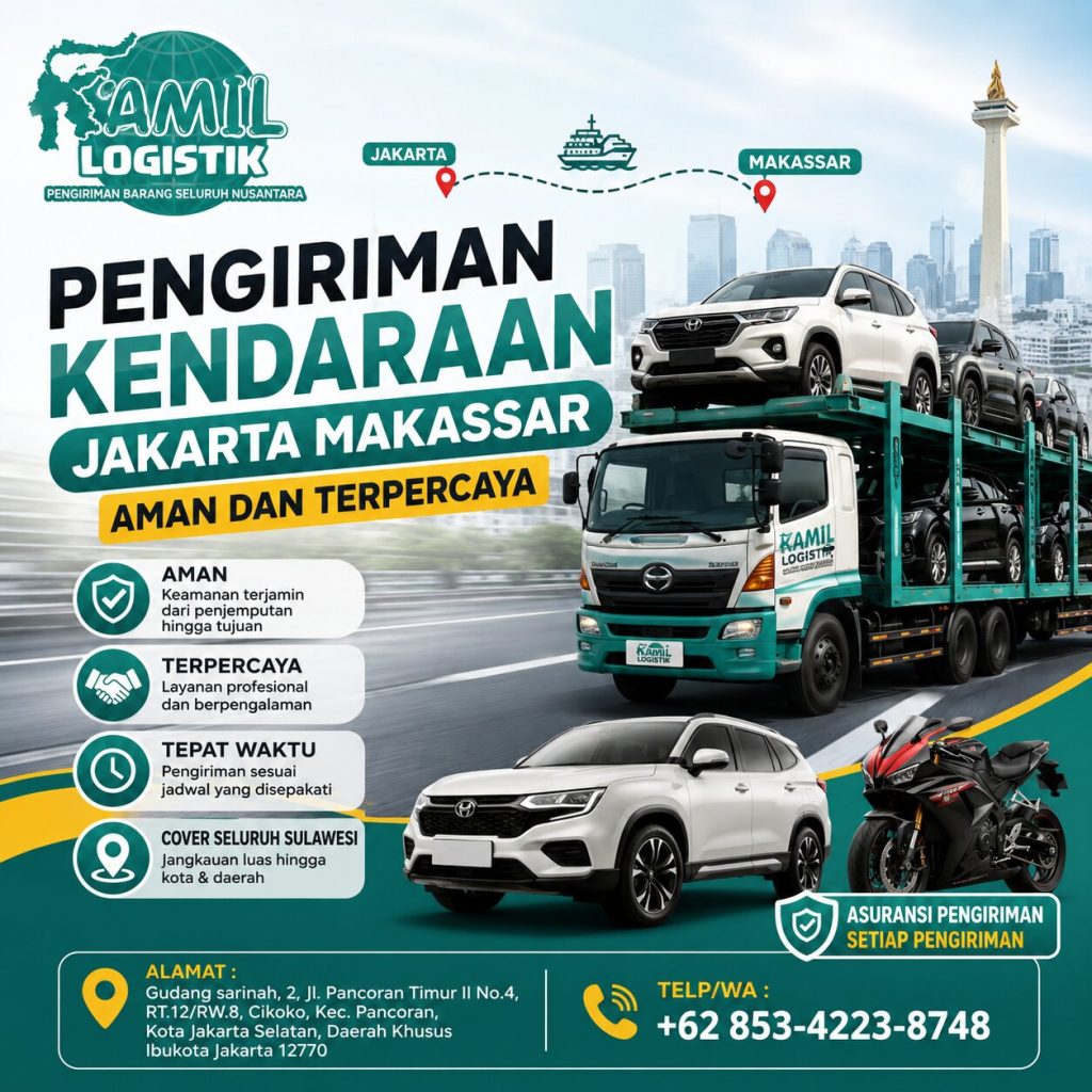 Pengiriman Kendaraan Jakarta Makassar