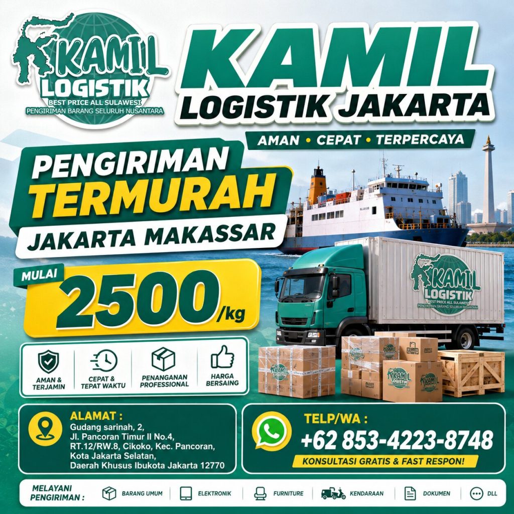 Pengiriman Termurah Jakarta Makassar