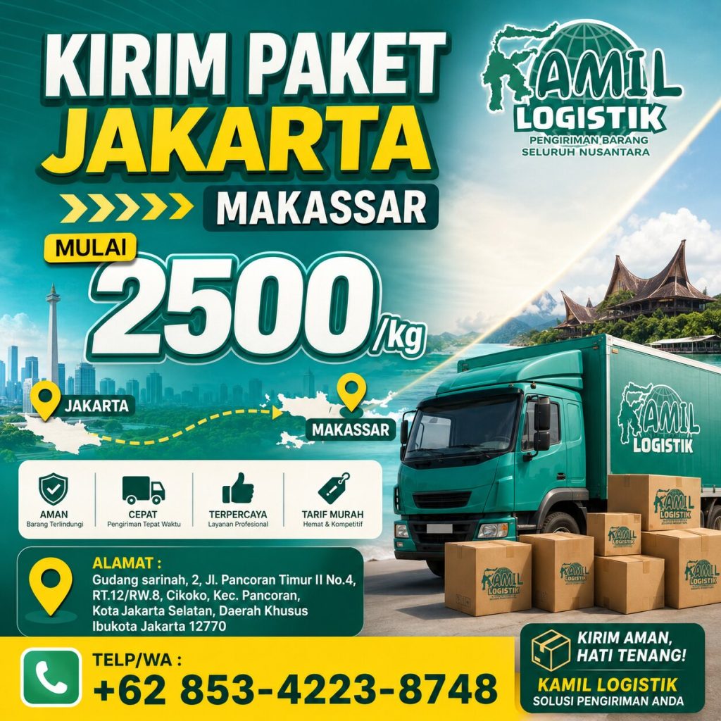 Kirim Paket Jakarta Makassar