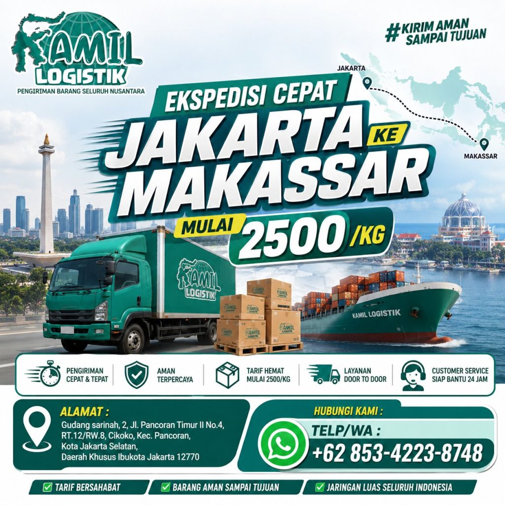 Ekspedisi Cepat Jakarta Makassar