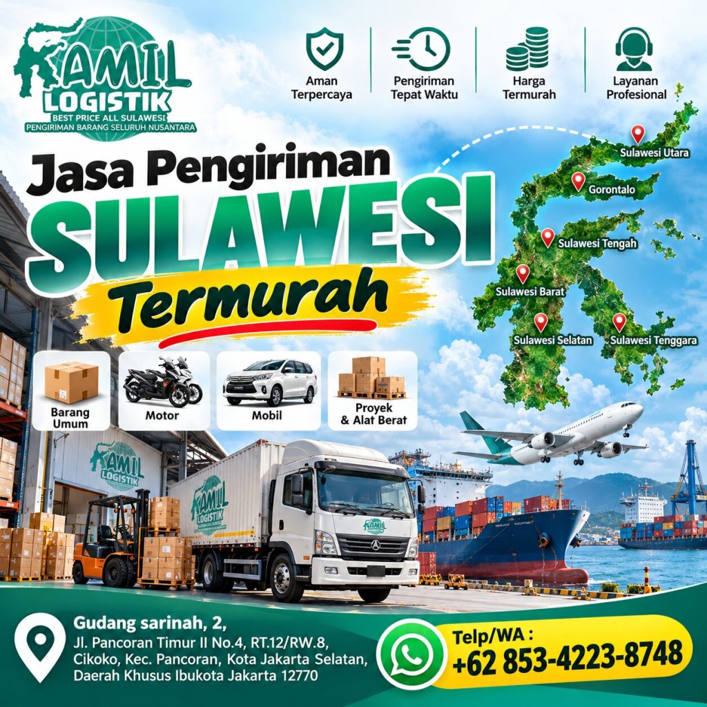 Jasa Pengiriman Sulawesi Termurah