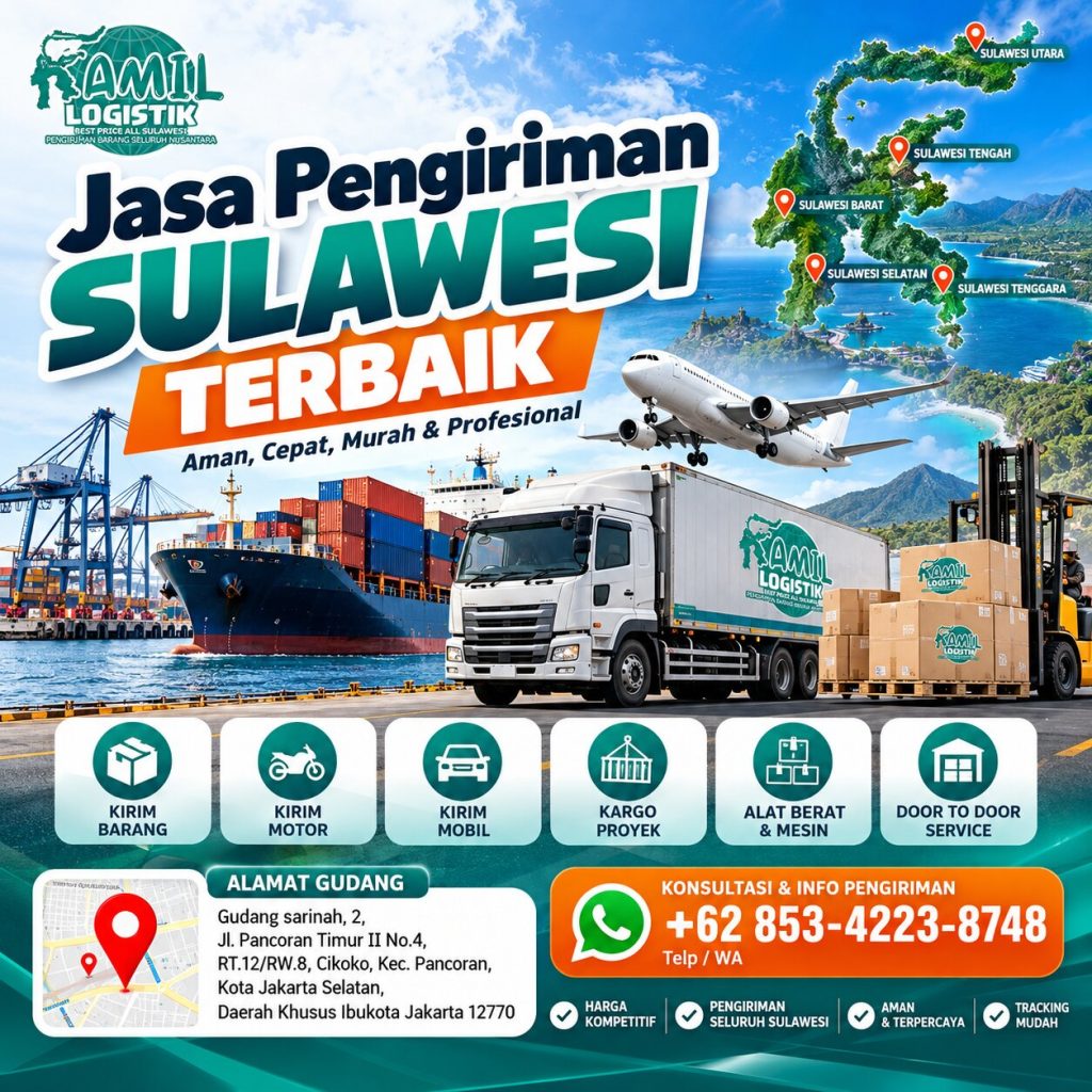 Jasa Pengiriman Sulawesi Terbaik