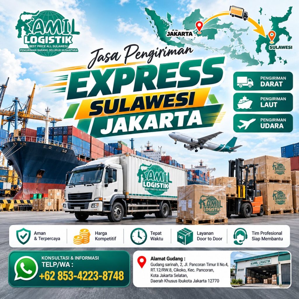 Jasa Pengiriman Express Sulawesi Jakarta