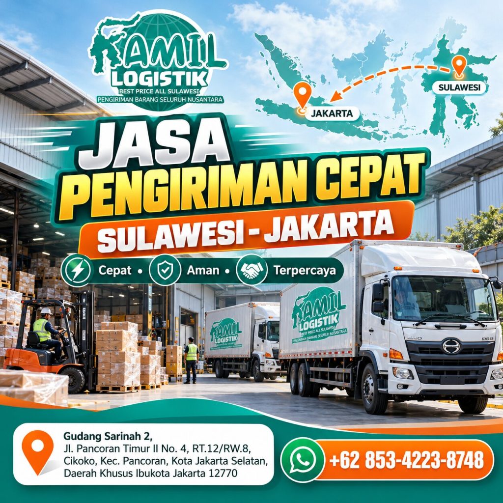 Jasa Pengiriman Cepat Sulawesi Jakarta