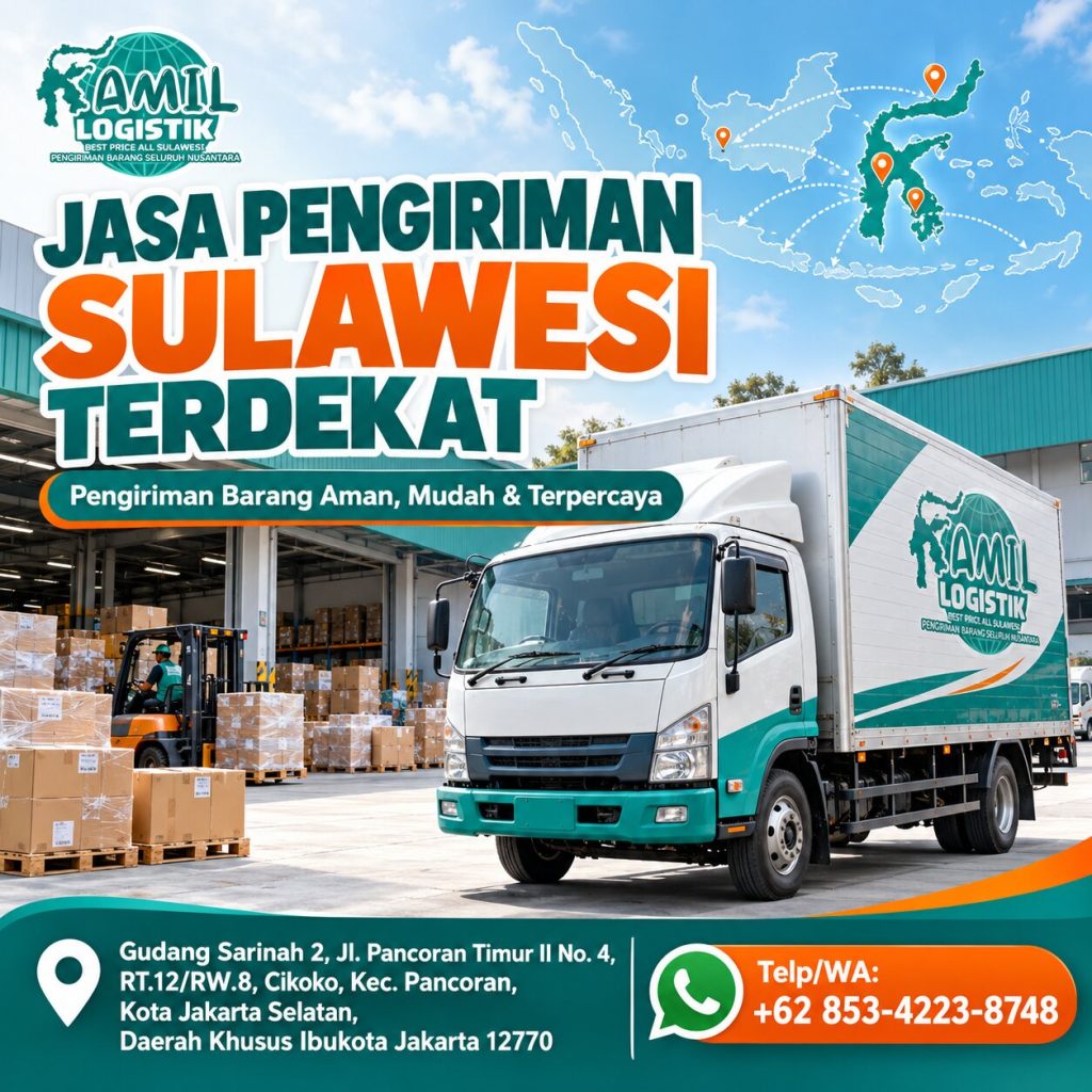 Jasa Pengiriman Sulawesi Terdekat