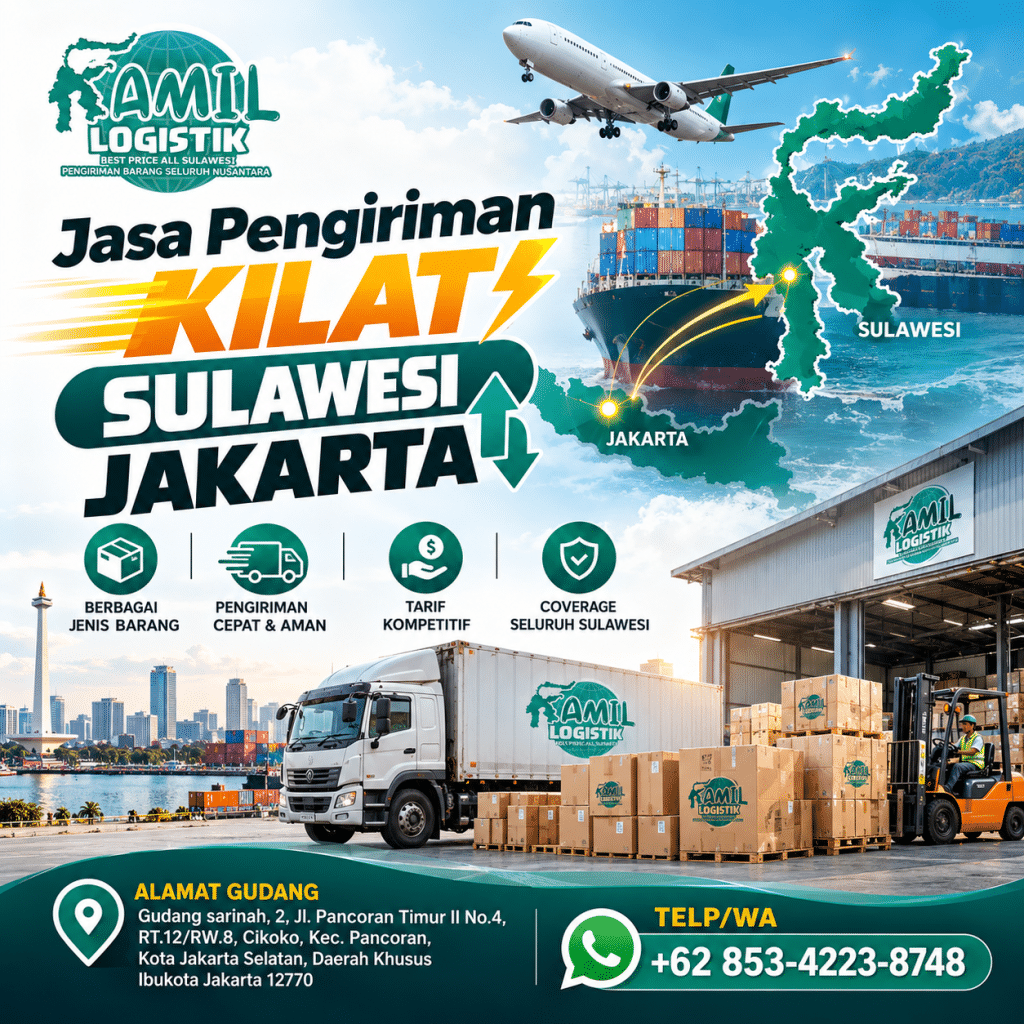 Jasa Pengiriman Kilat Sulawesi Jakarta