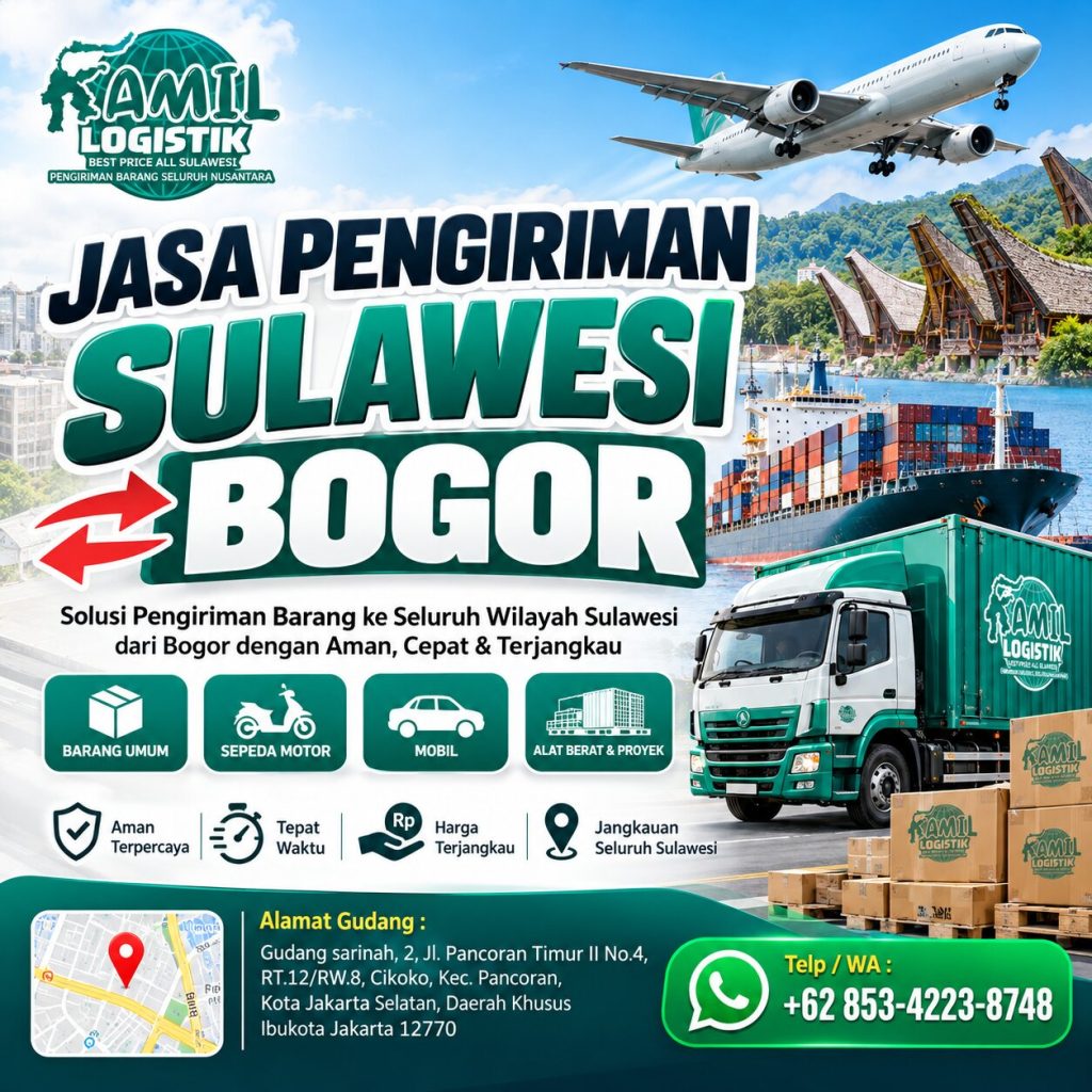 Jasa Pengiriman Sulawesi Bogor