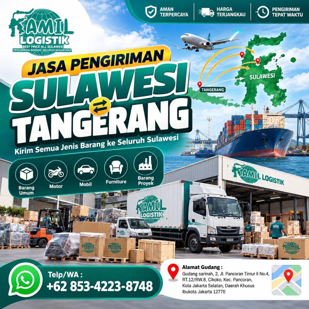 Jasa Pengiriman Sulawesi Tangerang